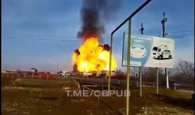 LPG tank exploded in Chechnya (Russia)