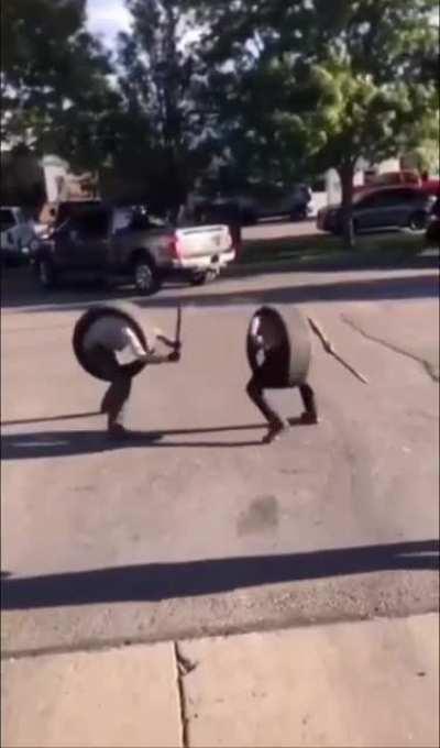 tire fight
