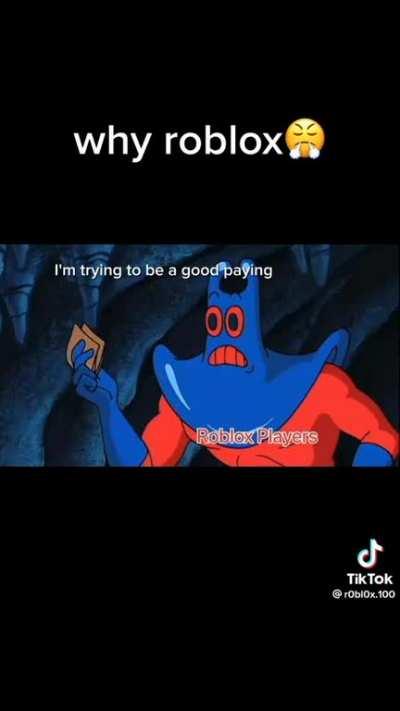 When roblox is down and someone tire to buying rubox :