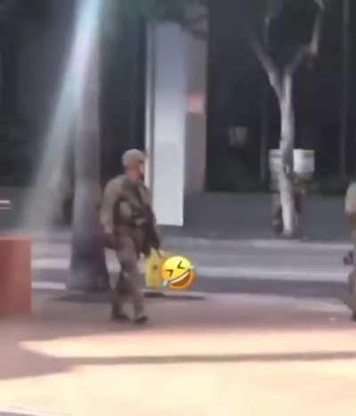 National Guard just got to LA and they’re already trippin