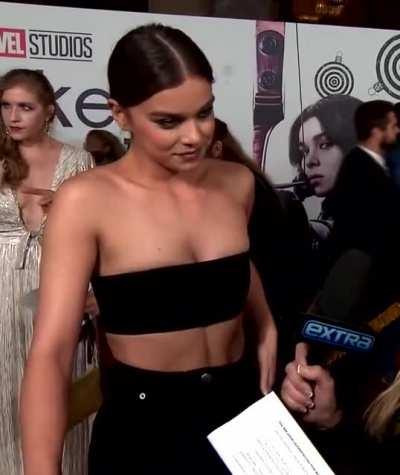 Hailee at the Hawkeye Premiere in LA