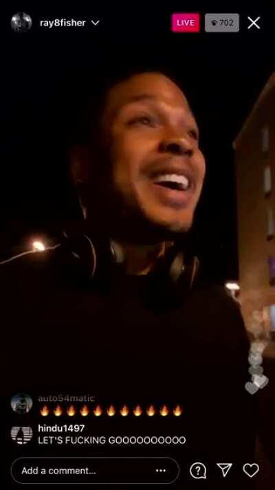 Other: Ray Fisher's reaction after watching Zack Snyder's Justice League