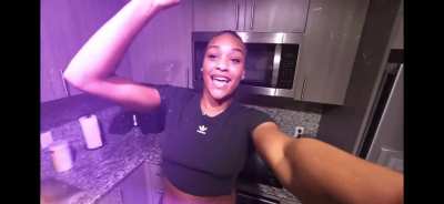Aaliyah Edwards dancing 😂