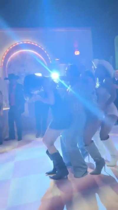 She can really dance 