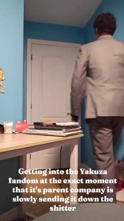 New to the series, started cosplaying Kiryu and then boom, Kiwami 3 situation