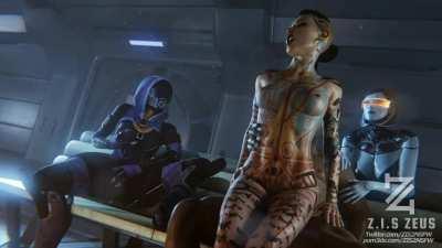 Jack, Tali, EDI (Zeus) [Mass Effect]