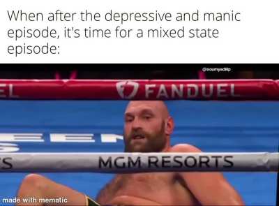 It's over for me this time