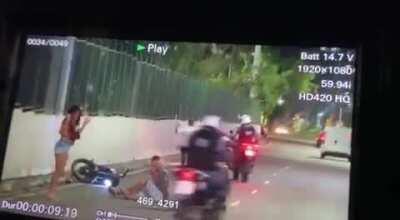 WCGW trying to escape from the Brazilian police