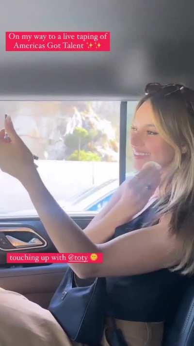 On her way to a live taping of America’s Got Talent 9/12/2023