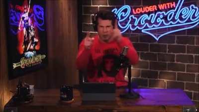 This is the guy who regularly accuses the left of being a bunch of emotional snowflakes. (Steven Crowder)