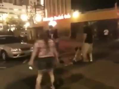 Street fight with no context.