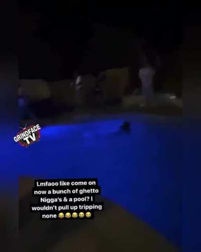 Man asks the people at his Airbnb rental to shut the party down, so they throw him into his own pool