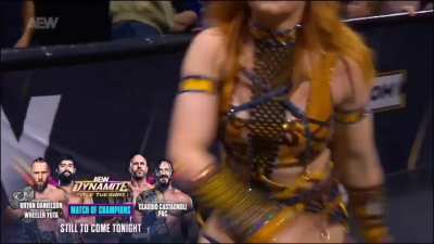 Poor Saraya, losing another important match!