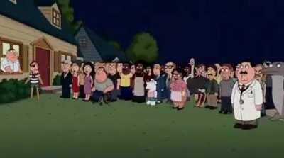 Endgame told by Family Guy