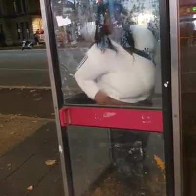 Toilet, or phone booth?