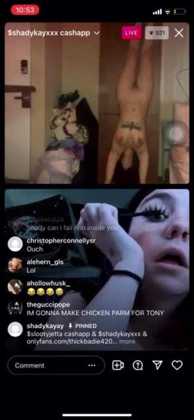 Shady off the good drugs doing a handstand