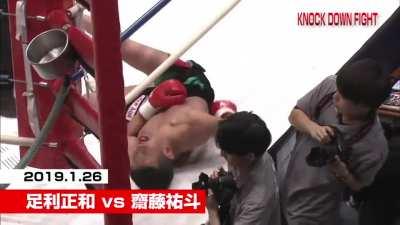 Spinning liver kick from Hell