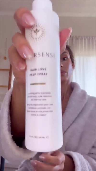 Jessica showing us her haircare routine | IG | October 2025