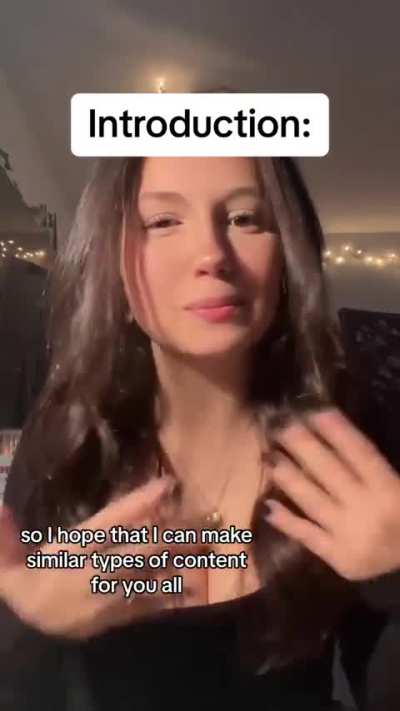 Her First TikTok Video