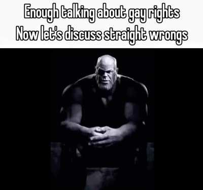 Thanos on gay rights