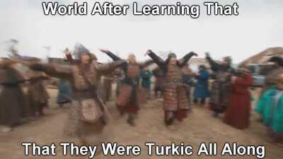 They are all happy beacuse they are aware of their Turkness