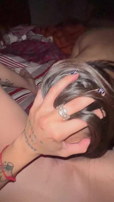 SHe's going to run out of air at any moment!!!