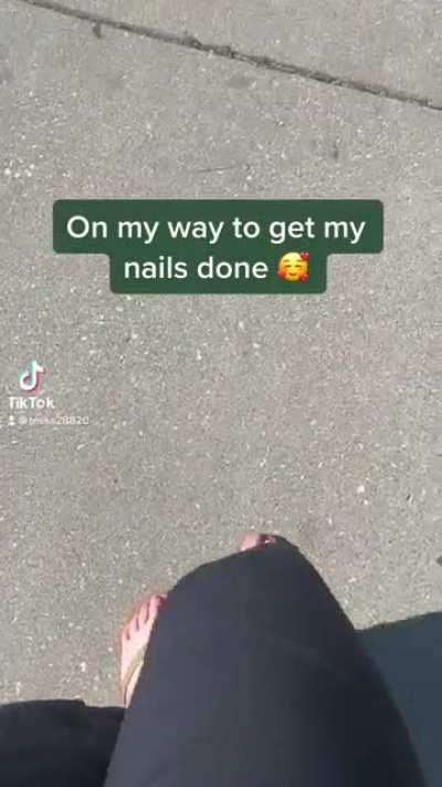 Finally time for a pedicure