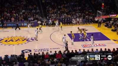 [Highlight] Chris Haynes: Guys, AD he's just not right.. At the end of the timeout huddle he was away from the team at the end of the bench, he was just rubbing that right hip and he was just shaking his head back and forth he just couldn't believe he's i