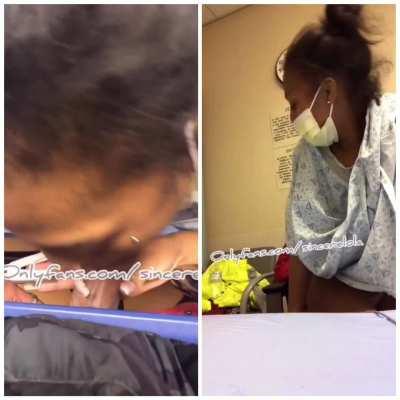 SHE CAN'T WAIT FOR THE HOSPITAL DISCHARGE 😷 GET FULL LENGTH TAPE IN COMMENZ 👇🏿