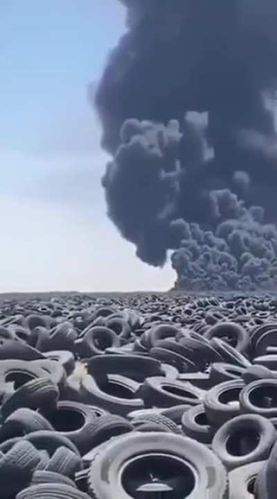 Kuwait was home to the world's largest tire graveyard. Its government has since begun taking steps to recycle these tires. 