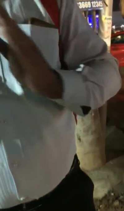 A man in India telling a girl what she can wear.