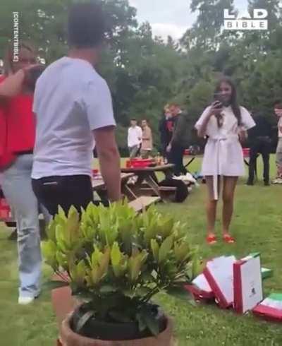 Kicking a guy’s pizza for no reason