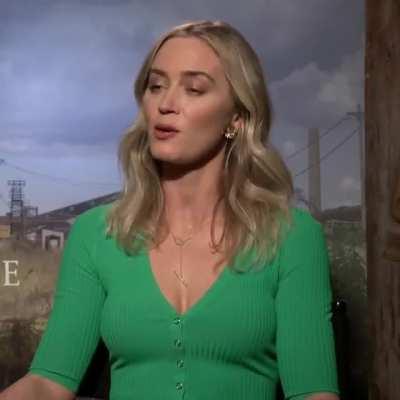 Emily Blunt after being asked about Fantastic Four for the millionth time.