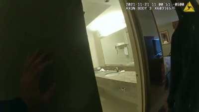 rape suspect attempt to make an epic escape leaves him disoriented and hobbled