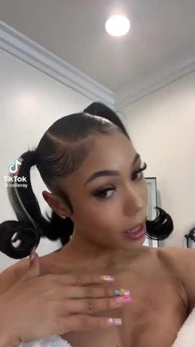 I know her top is insane