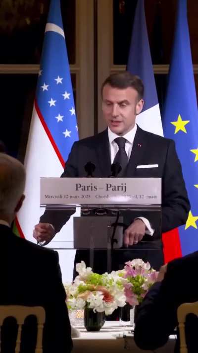Macron started to talk Turkish. French is losing!
