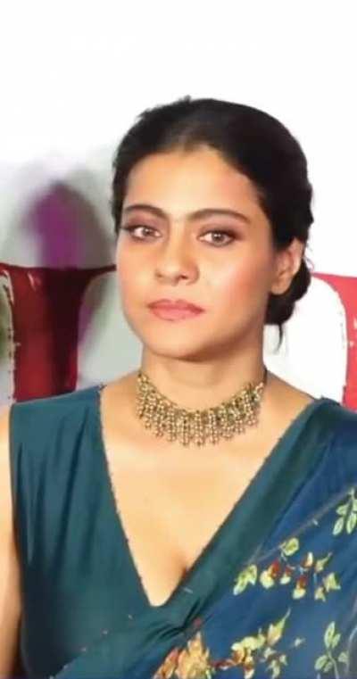 Kajol showing off the goods