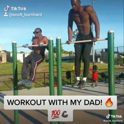 Chad workout session