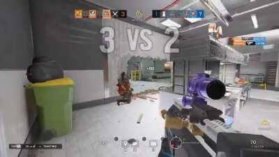 Airjab cleans the whole wall