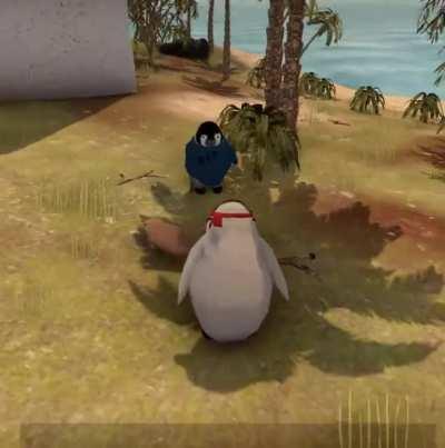 Scare penguin guards SHITLESS with the new Inflatable Walrus!