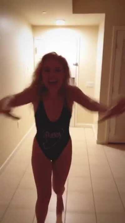 SAMMI HANRATTY in Swimsuit – Instagram Video