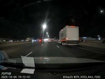 Was coming from Niagara to Toronto