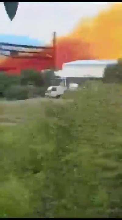 Bromine gas leakage at an agro chemicals factory in Gujarat, India. 23-August-2023