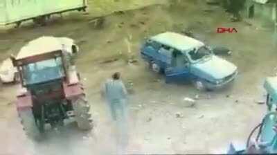 Video shows a gunfight ensuing after a land dispute in mardin, turkey. January 2021.