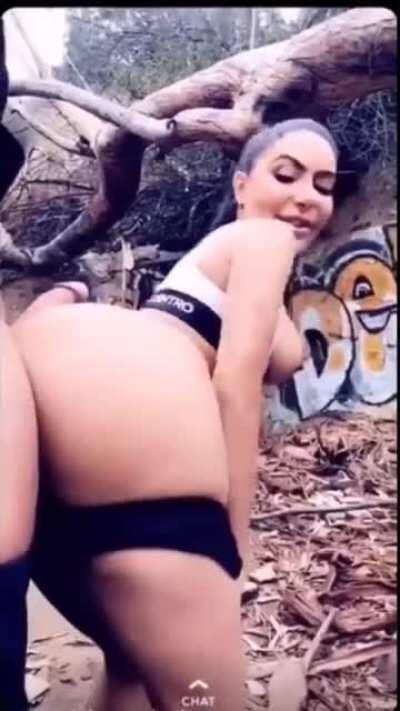 Getting ready to fuck a dude in the middle of a Hollywood hiking trail