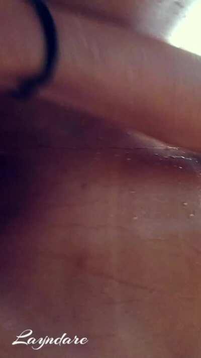 Me playing in the gym shower with my favorite toy :P [OC] [GIF]