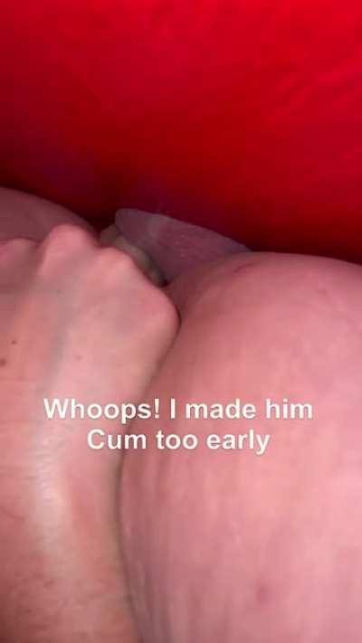 Husband filmed me taking 3 loads of cum at the gloryhole. The BBC was my favorite 😻