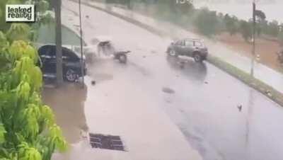 Crash leaves three dead Thailand.