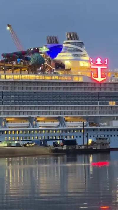 The Legend of the Seas is looking completed in Turku shipyard, Finland