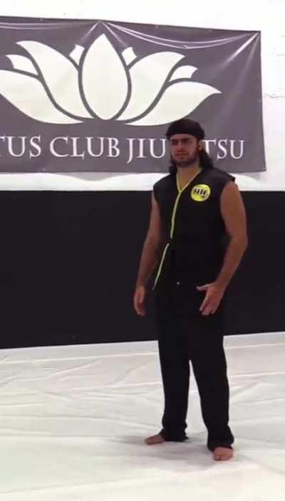 To prank a BJJ master at his own dojo…